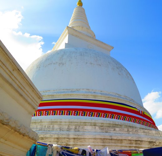 Stupa in Anuradhapura, Sri Lanka